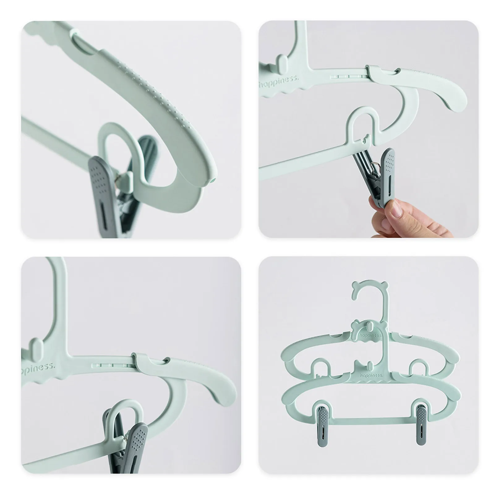 Adjustable Kids Clothes Hanger - Baby Clothing Hanging Rack ulasan dan harga